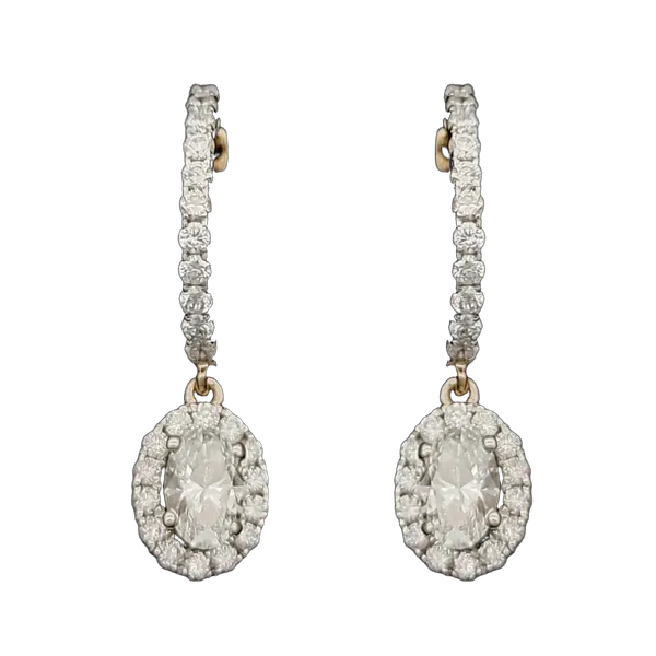 Serene Cascade Diamond Drop Earrings MNEH1138