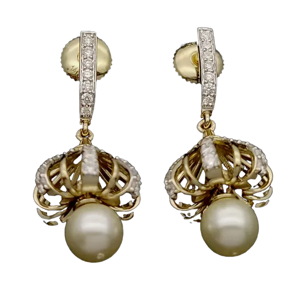Charming Velvet Diamond Drop Earrings - View 2
