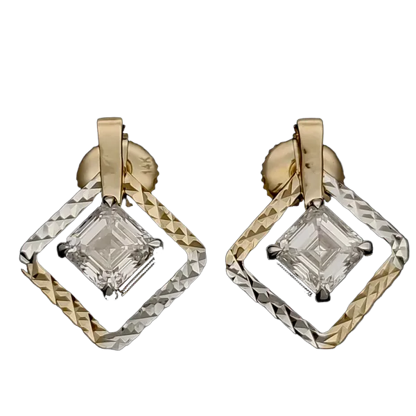 Opulent Halo Diamond Earring & Mangalsutra Set MNEP1032