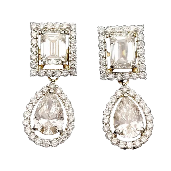 Luminous Mirage Diamond Earring & Mangalsutra Set MNEP1084