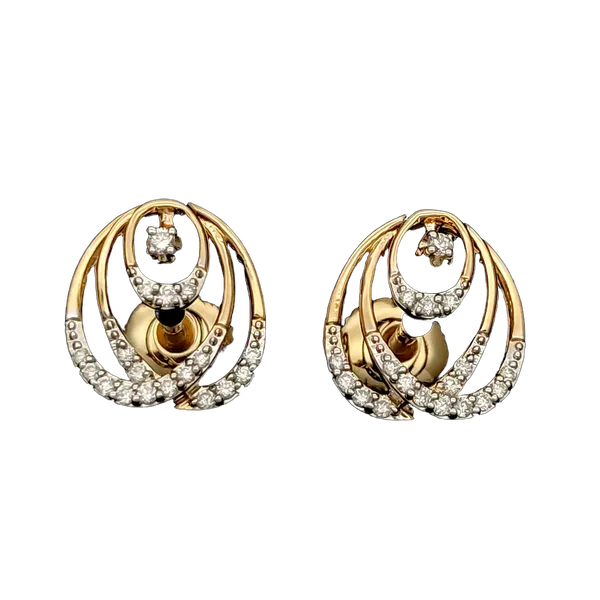 Regal Blossom Diamond Earring & Mangalsutra Set MNEP1108
