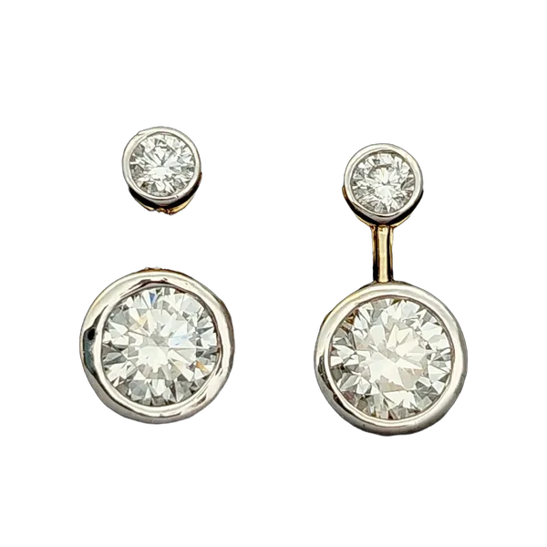 Timeless Petal Diamond Earring & Mangalsutra Set MNEP1124