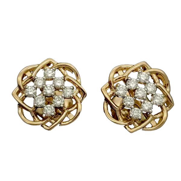 Serene Cascade Diamond Earring & Mangalsutra Set MNEP1145