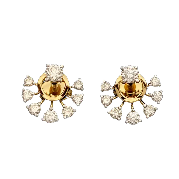 Serene Crest Diamond Earring & Mangalsutra Set - View 2