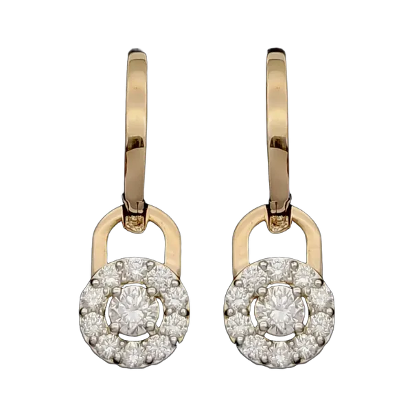 Regal Whisper Diamond Earring & Mangalsutra Set - View 2