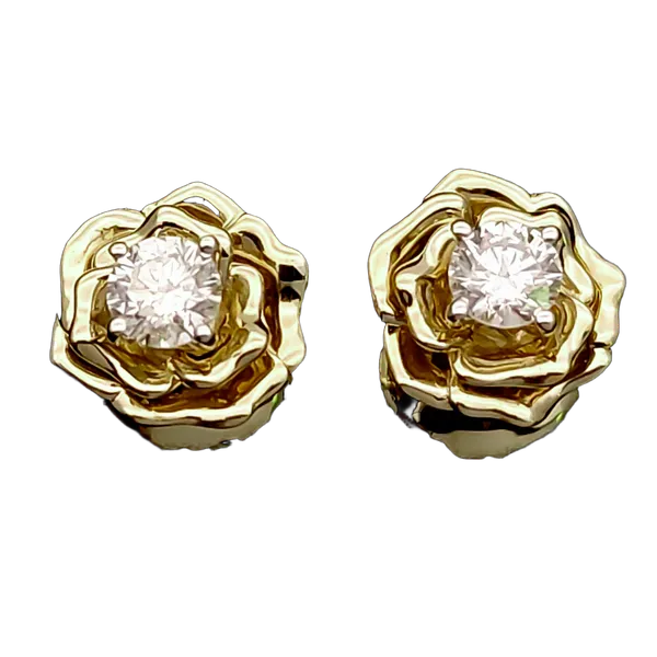 Delicate Whisper Diamond Earring & Mangalsutra Set - View 2
