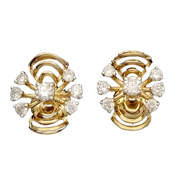 Opulent Velvet Diamond Earring & Mangalsutra Set - View 2