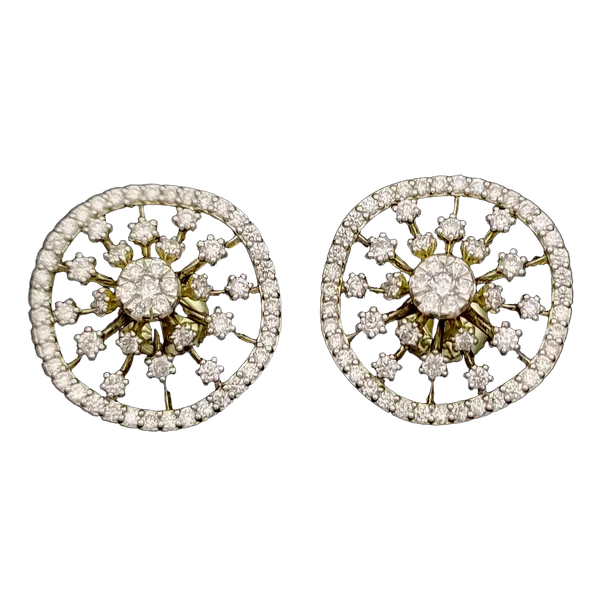 Delicate Meadow Diamond Earring & Mangalsutra Set MNEP1265