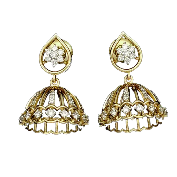 Blissful Solstice Diamond Earrings - View 2