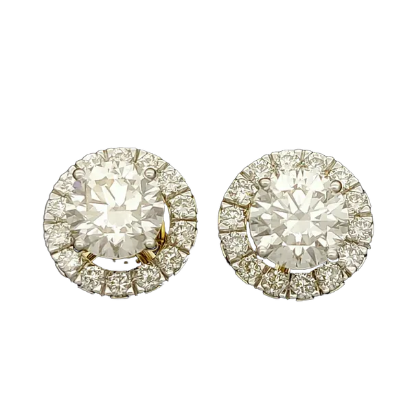 Timeless Riviera Diamond Earrings - View 2