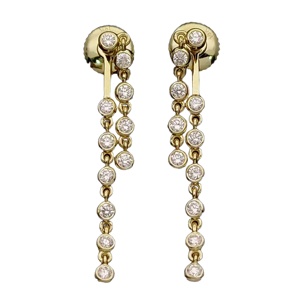 Delicate Halo Diamond Earrings MNER1281