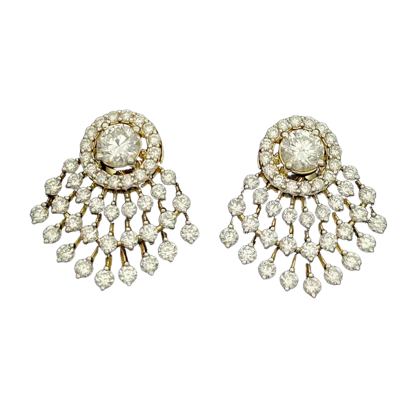 Elegant Dawn Diamond Earrings - View 2