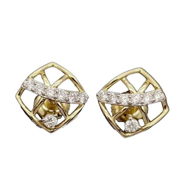 Serene Blossom Diamond Earrings MNER1437