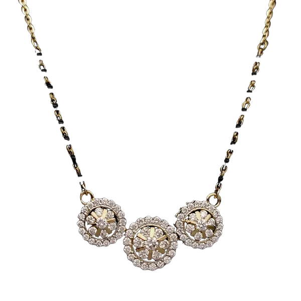 Timeless Halo Diamond Mangalsutra MNMS1011