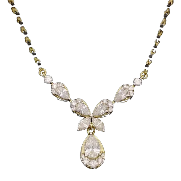 Elegant Aurora Diamond Mangalsutra MNMS1236