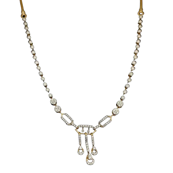 Regal Petal Diamond Necklace MNNL1394