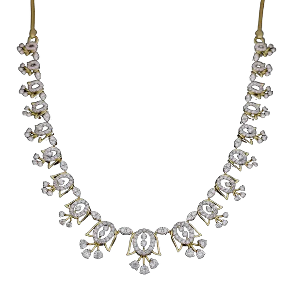 Graceful Mirage Diamond Necklace - View 2