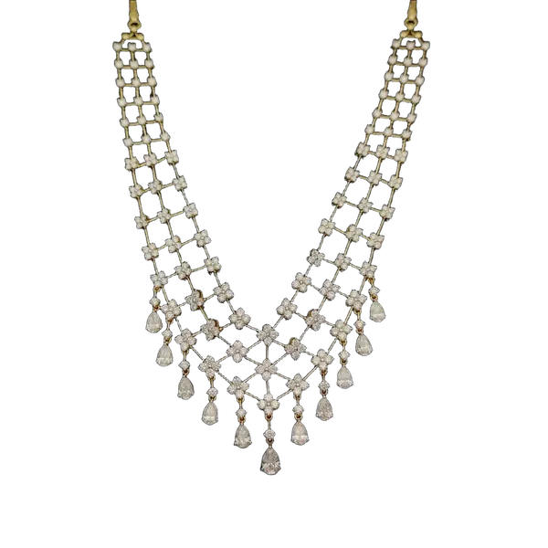 Opulent Velvet Diamond Necklace - View 2