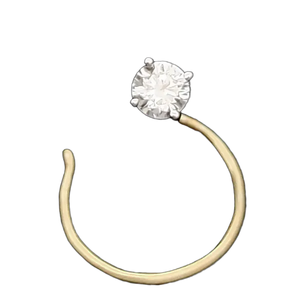 Delicate Dawn Diamond Nose Pin MNNP1178