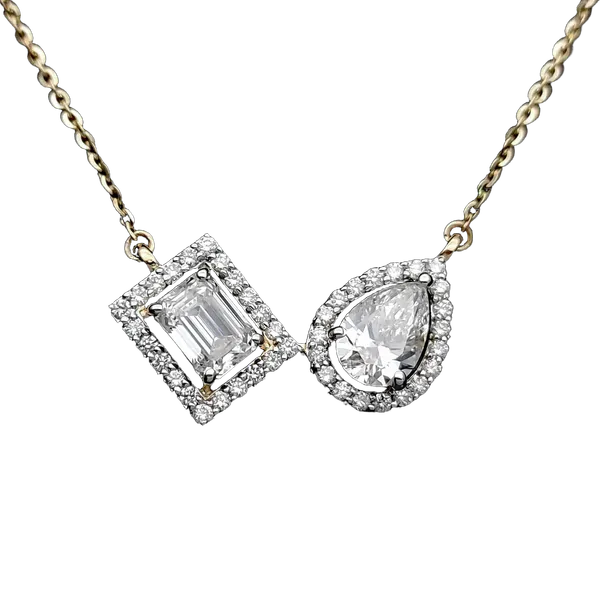 Charming Harmony Diamond Pendant with Chain MNPC1083