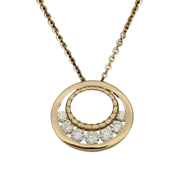 Blissful Whisper Diamond Pendant with Chain MNPC1100