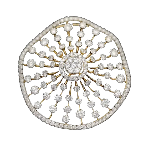Blissful Whisper Diamond Pendant - View 2