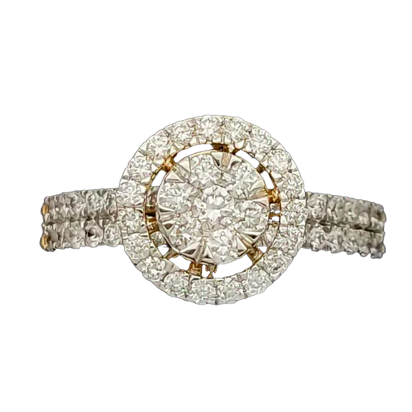 Graceful Cascade Diamond Ladies Ring MNRL1041