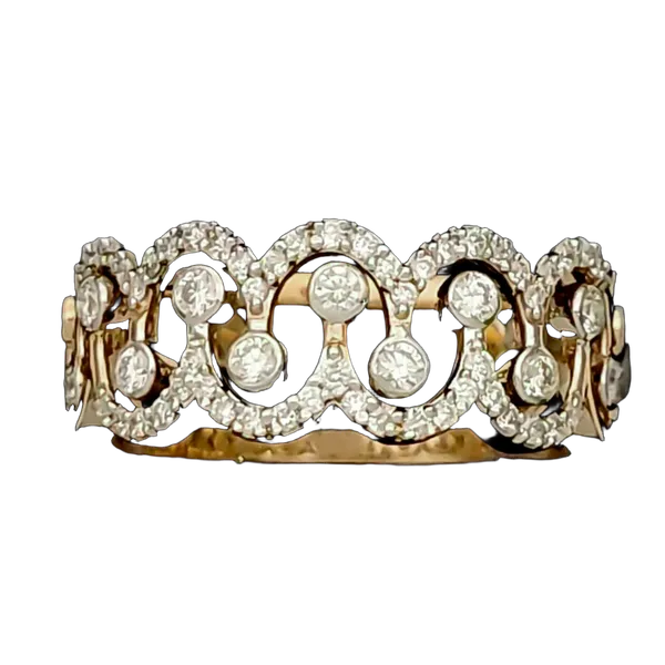 Regal Cascade Diamond Ladies Ring MNRL1042