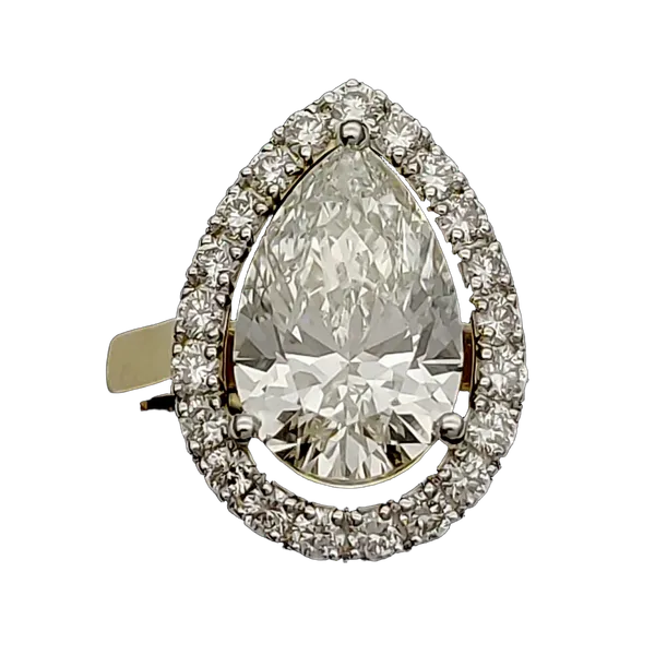 Luminous Petal Diamond Ladies Ring - View 2
