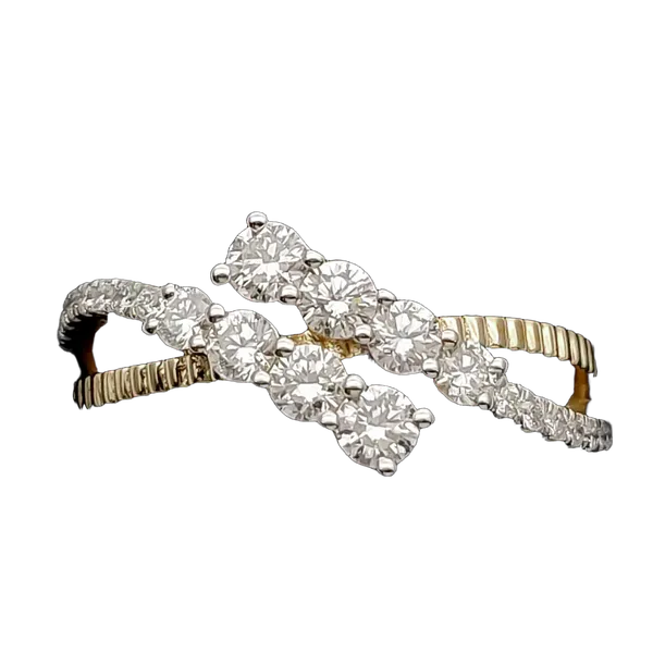 Regal Blossom Diamond Ladies Ring - View 2
