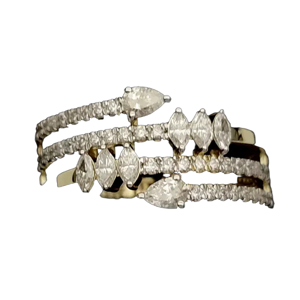 Regal Petal Diamond Ladies Ring MNRL1255